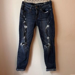 American Eagle size 6 short skinny jeans